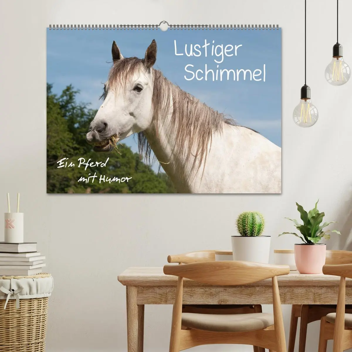Bild: 9783457985298 | Lustiger Schimmel - ein Pferd mit Humor (Wandkalender 2026 DIN A2...