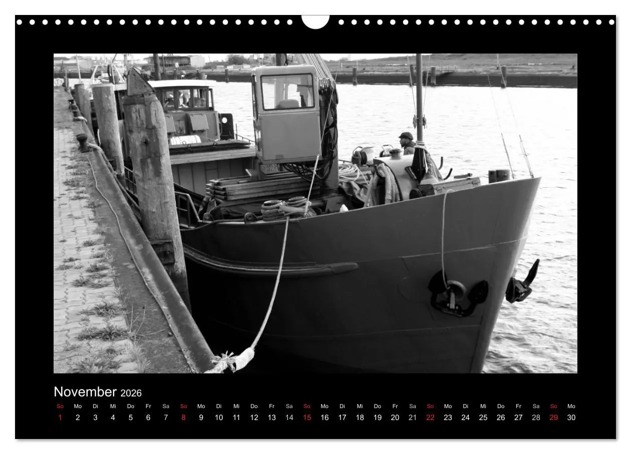 Bild: 9783516145298 | Alte Schiffe (Wandkalender 2026 DIN A3 quer), CALVENDO Monatskalender