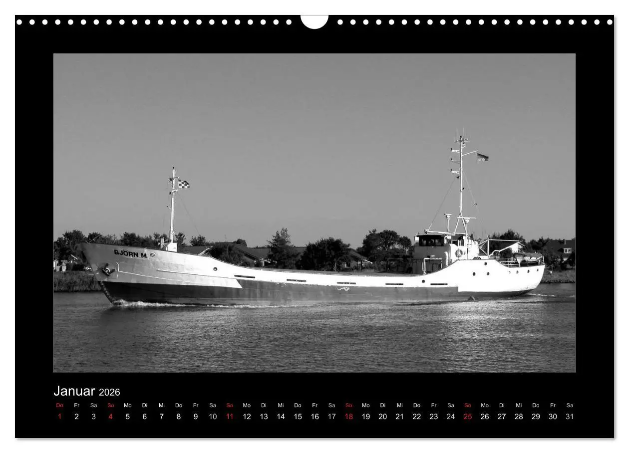 Bild: 9783516145298 | Alte Schiffe (Wandkalender 2026 DIN A3 quer), CALVENDO Monatskalender