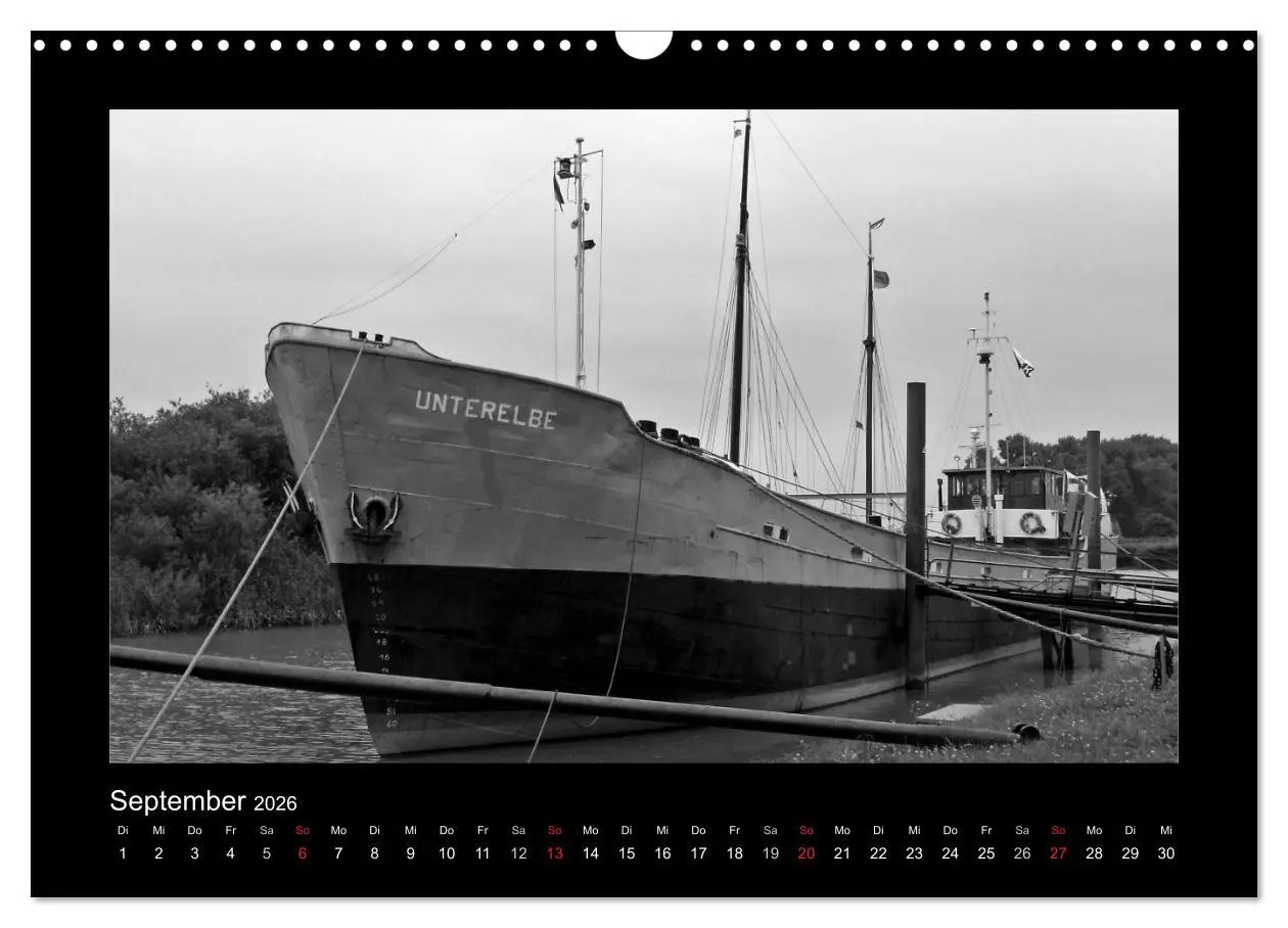 Bild: 9783516145298 | Alte Schiffe (Wandkalender 2026 DIN A3 quer), CALVENDO Monatskalender