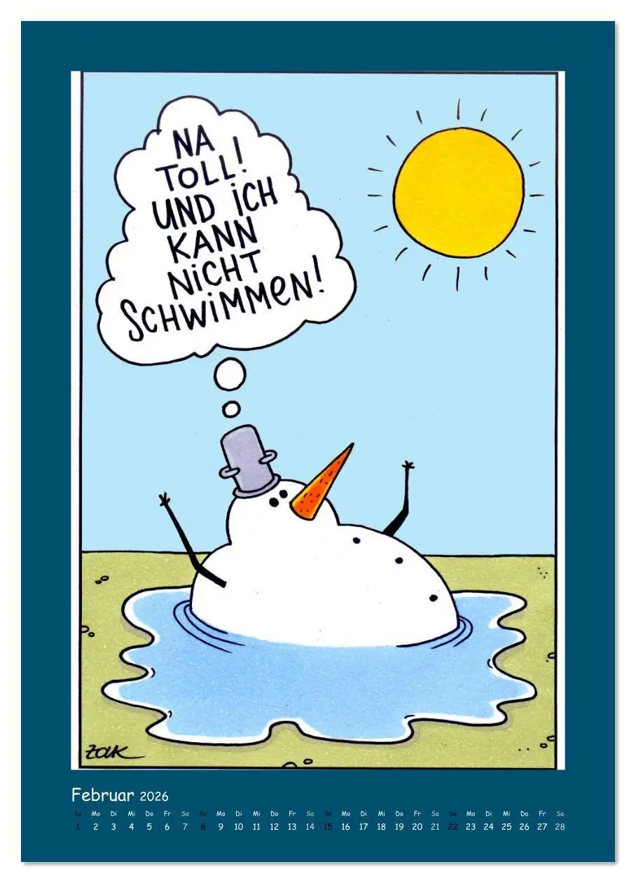 Bild: 9783516455298 | Na Toll! Comics von Martin Zak (hochwertiger Premium Wandkalender...