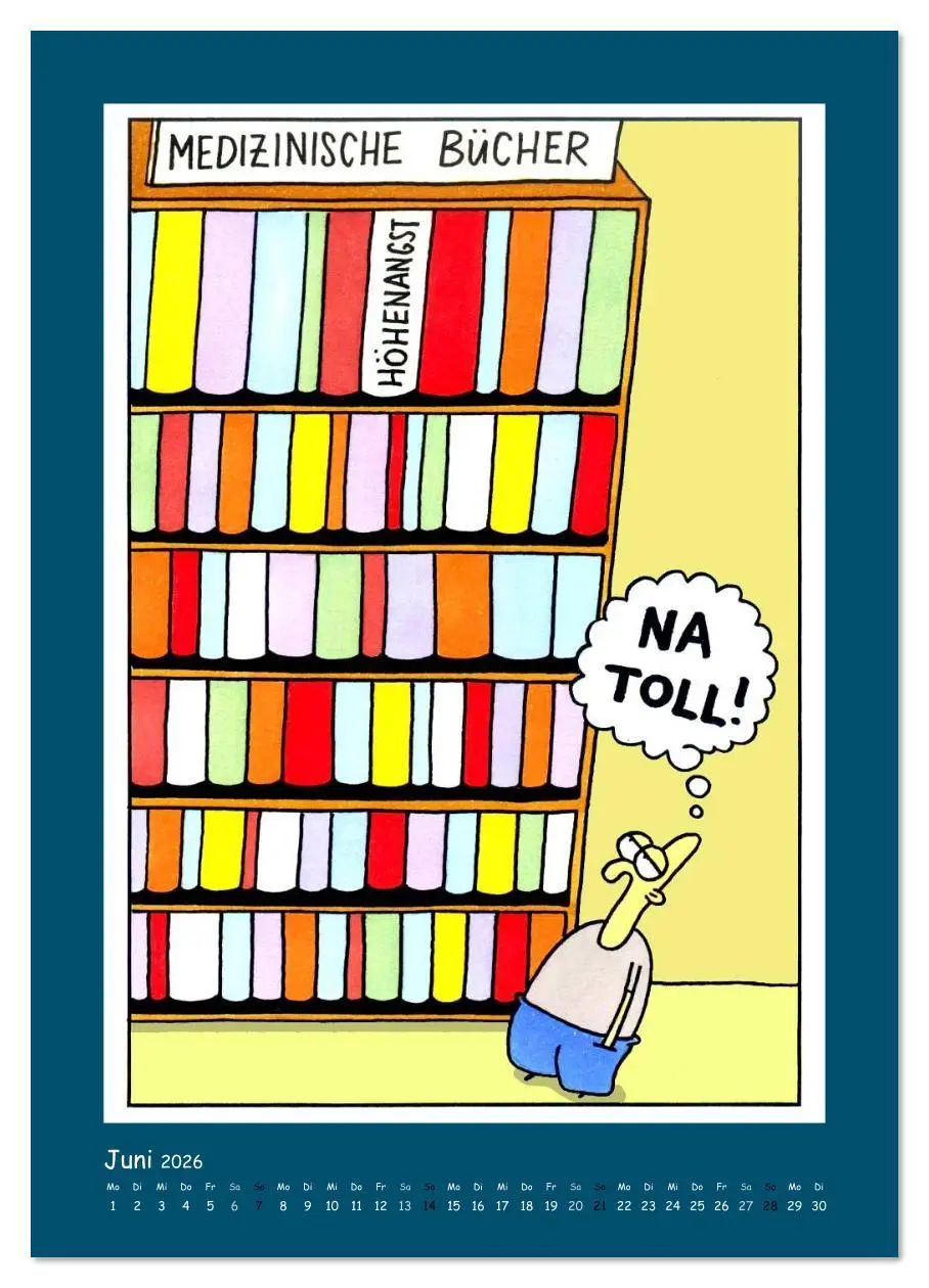 Bild: 9783516455298 | Na Toll! Comics von Martin Zak (hochwertiger Premium Wandkalender...