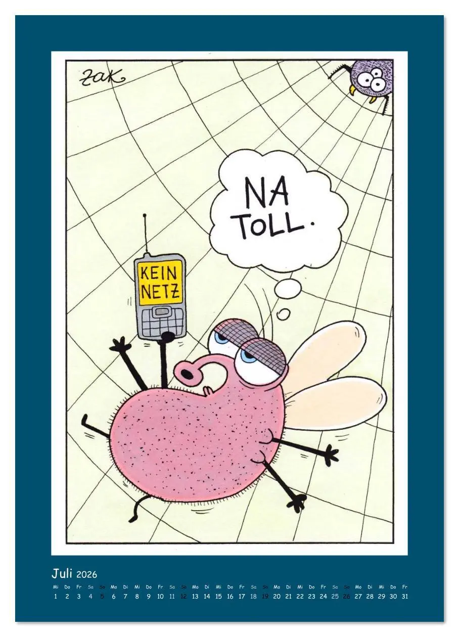 Bild: 9783516455298 | Na Toll! Comics von Martin Zak (hochwertiger Premium Wandkalender...