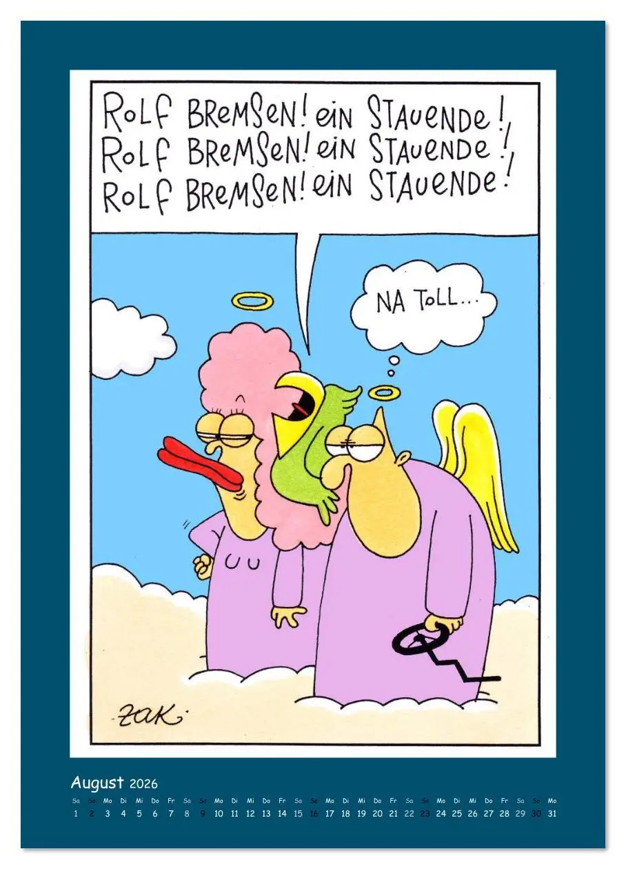Bild: 9783516455298 | Na Toll! Comics von Martin Zak (hochwertiger Premium Wandkalender...