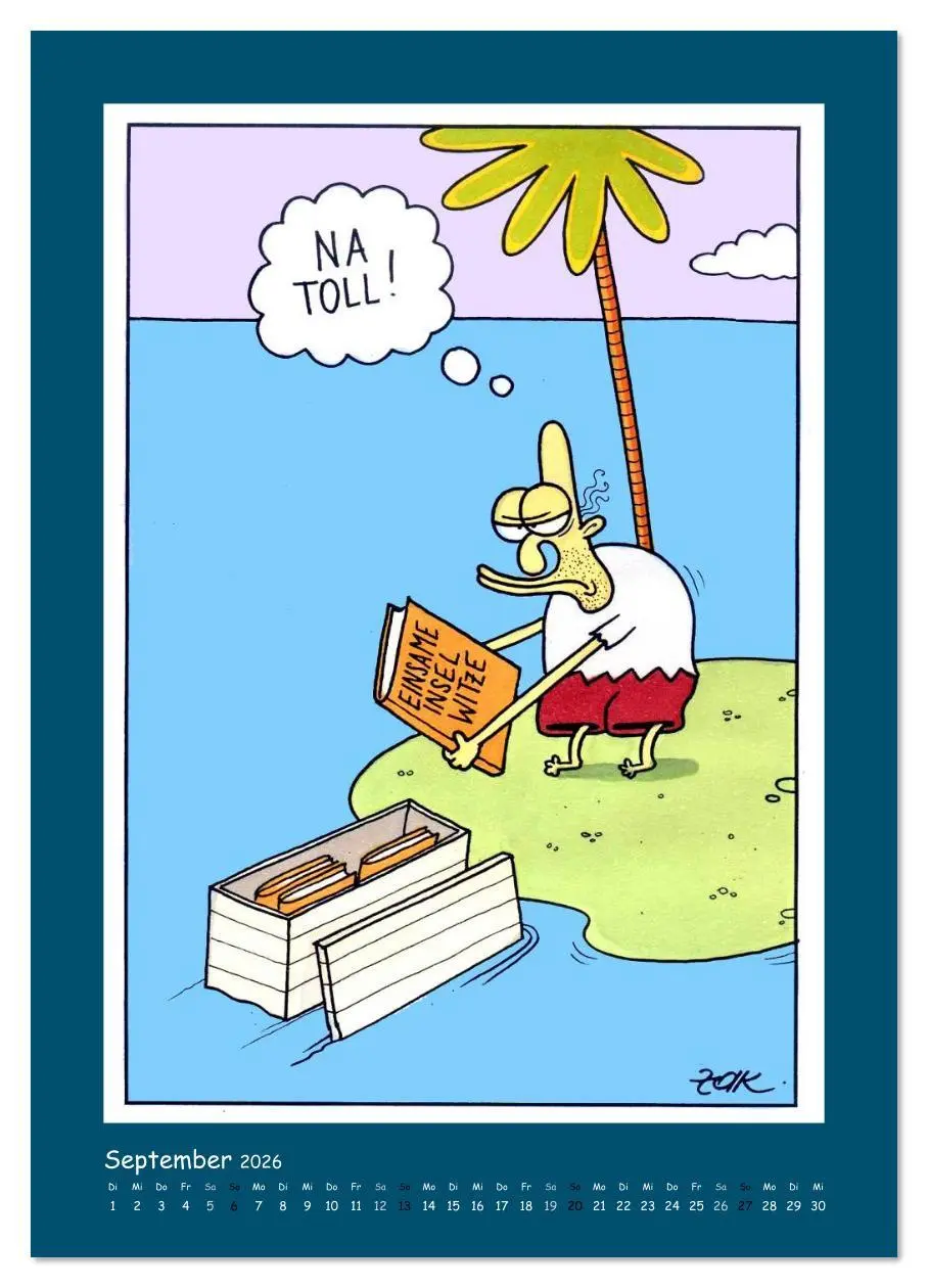 Bild: 9783516455298 | Na Toll! Comics von Martin Zak (hochwertiger Premium Wandkalender...