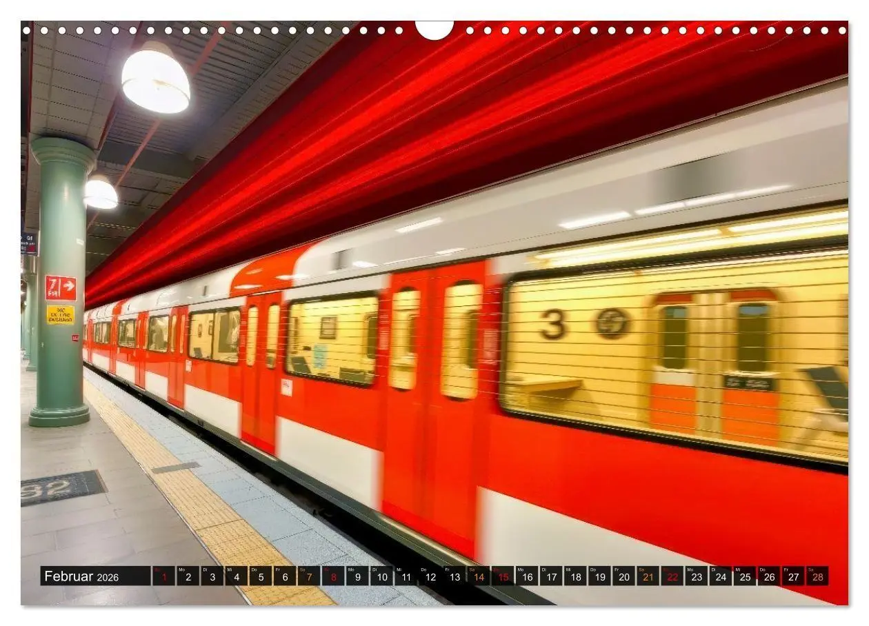 Bild: 9783516695298 | Züge in Bewegung (Wandkalender 2026 DIN A3 quer), CALVENDO...