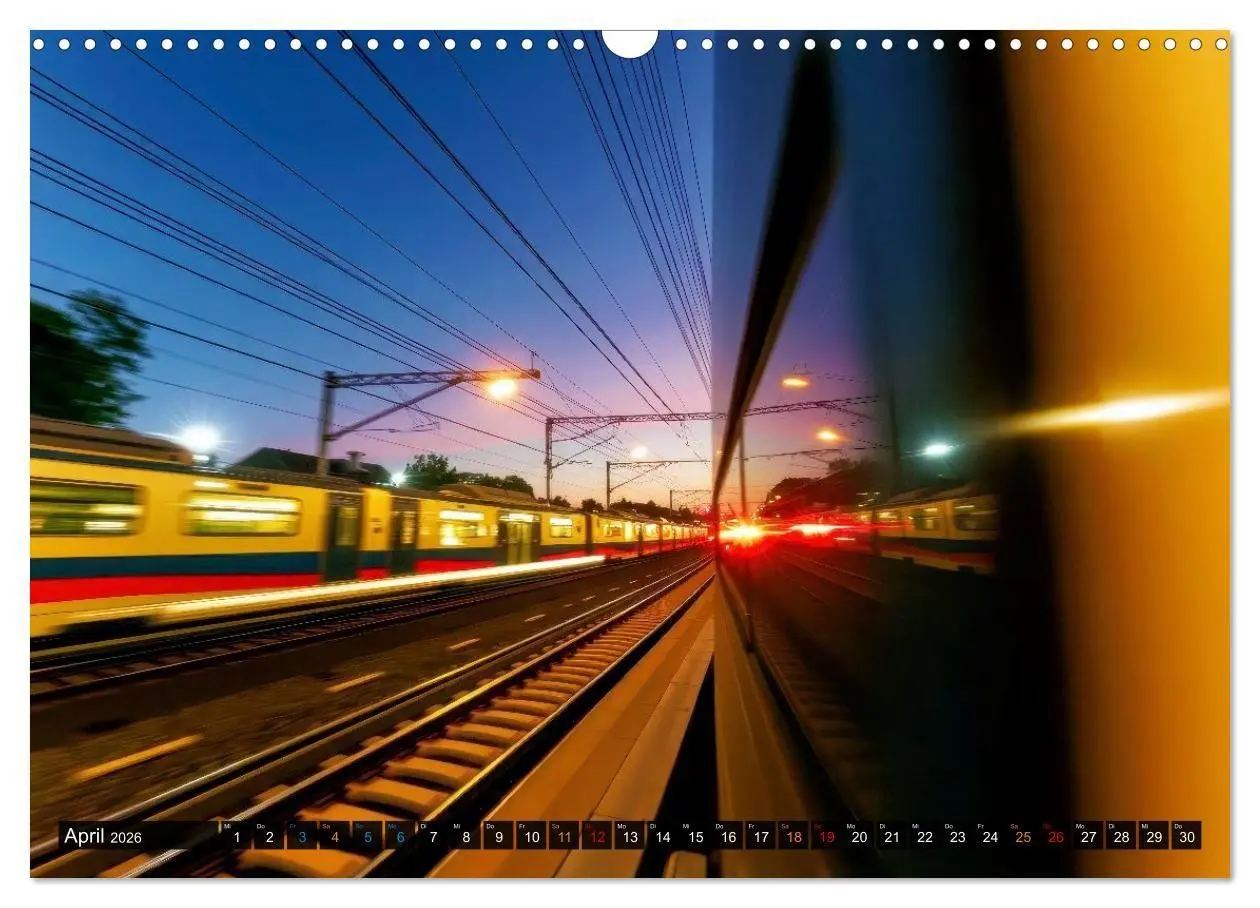 Bild: 9783516695298 | Züge in Bewegung (Wandkalender 2026 DIN A3 quer), CALVENDO...