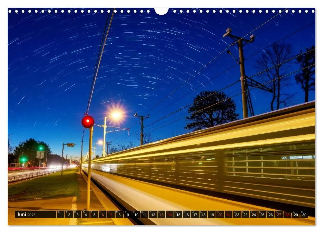 Bild: 9783516695298 | Züge in Bewegung (Wandkalender 2026 DIN A3 quer), CALVENDO...