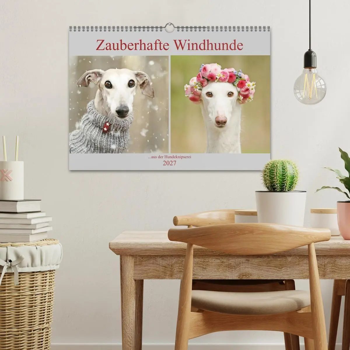 Bild: 9783569855298 | Zauberhafte Windhunde (Wandkalender 2027 DIN A3 quer), CALVENDO...