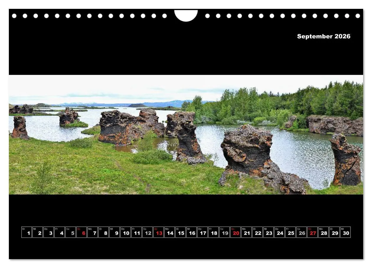 Bild: 9783516135398 | Island 2026 Landschaftspanoramen (Wandkalender 2026 DIN A4 quer),...