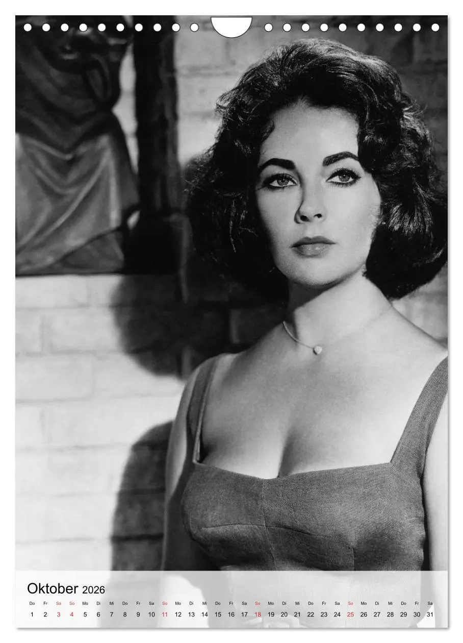 Bild: 9783516445398 | Elizabeth Taylor (Wandkalender 2026 DIN A4 hoch), CALVENDO...