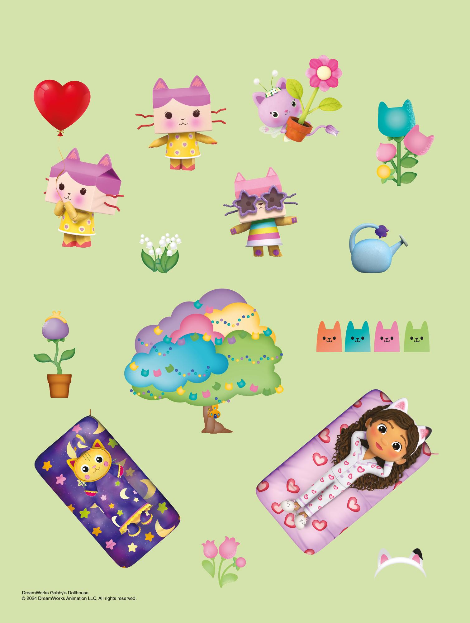 Bild: 9783833245398 | Gabby's Dollhouse: 1001 Sticker: Stickern - Rätseln - Ausmalen | Buch
