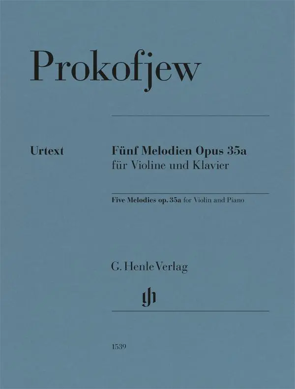Cover: 9790201815398 | Sergej Prokofjew - Fünf Melodien op. 35a | Fabian Czolbe | Taschenbuch