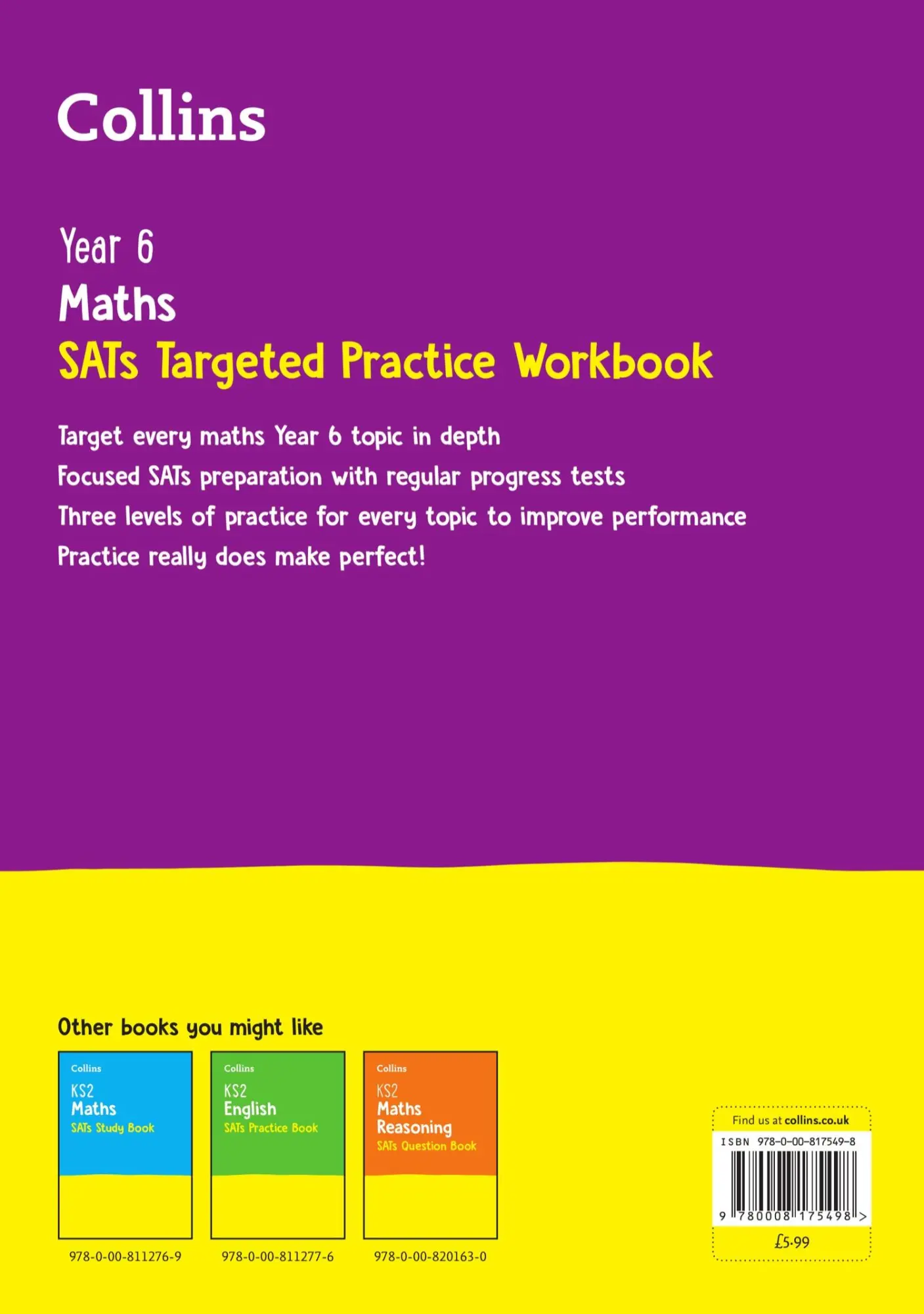 Rückseite: 9780008175498 | Collins Ks2 Sats Revision and Practice - New 2014 Curriculum - Year...