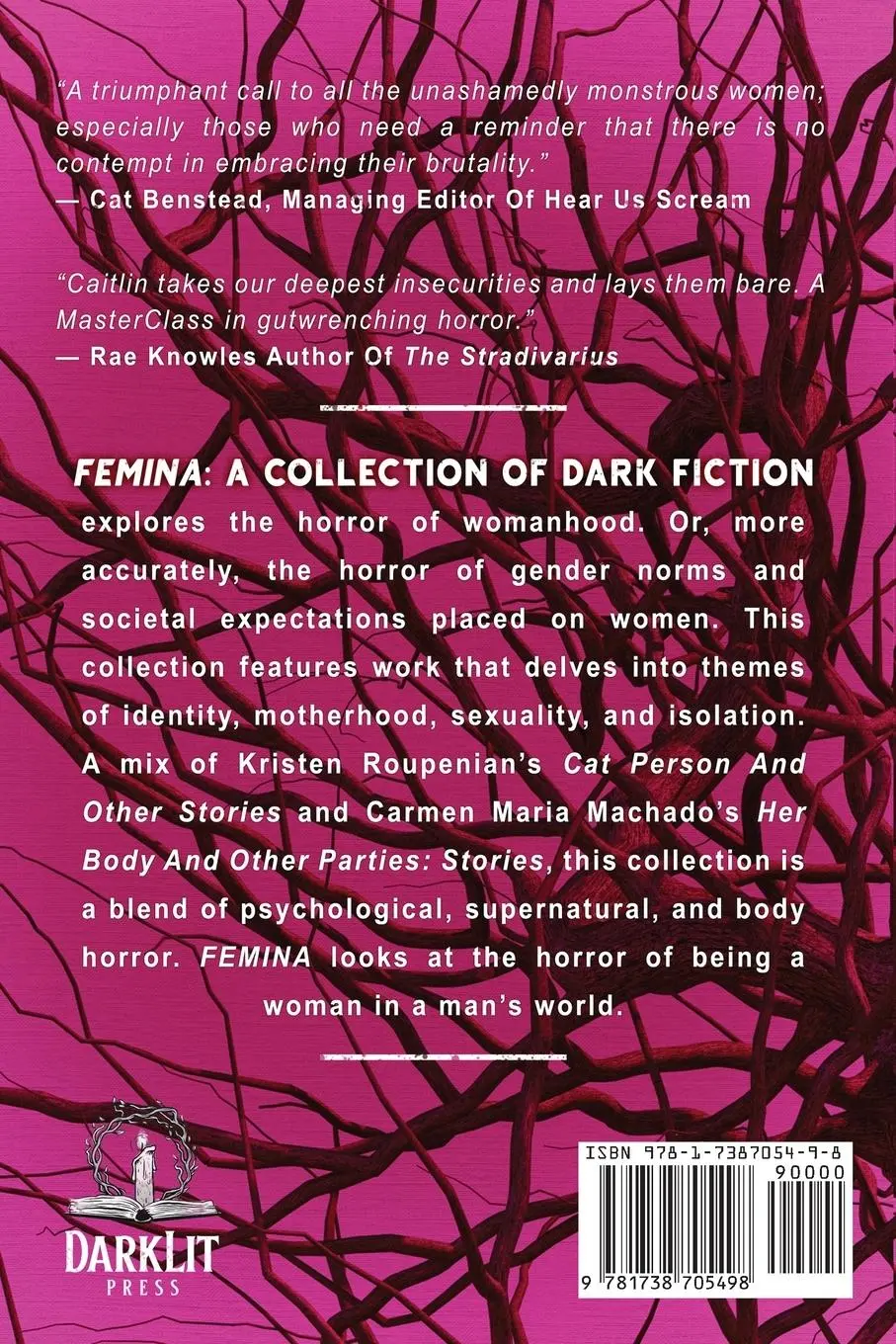 Rückseite: 9781738705498 | Femina | A Collection of Dark Fiction | Caitlin Marceau (u. a.) | Buch