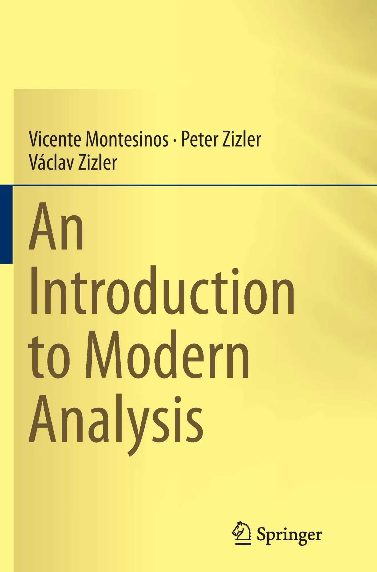 Cover: 9783319355498 | An Introduction to Modern Analysis | Vicente Montesinos (u. a.) | Buch