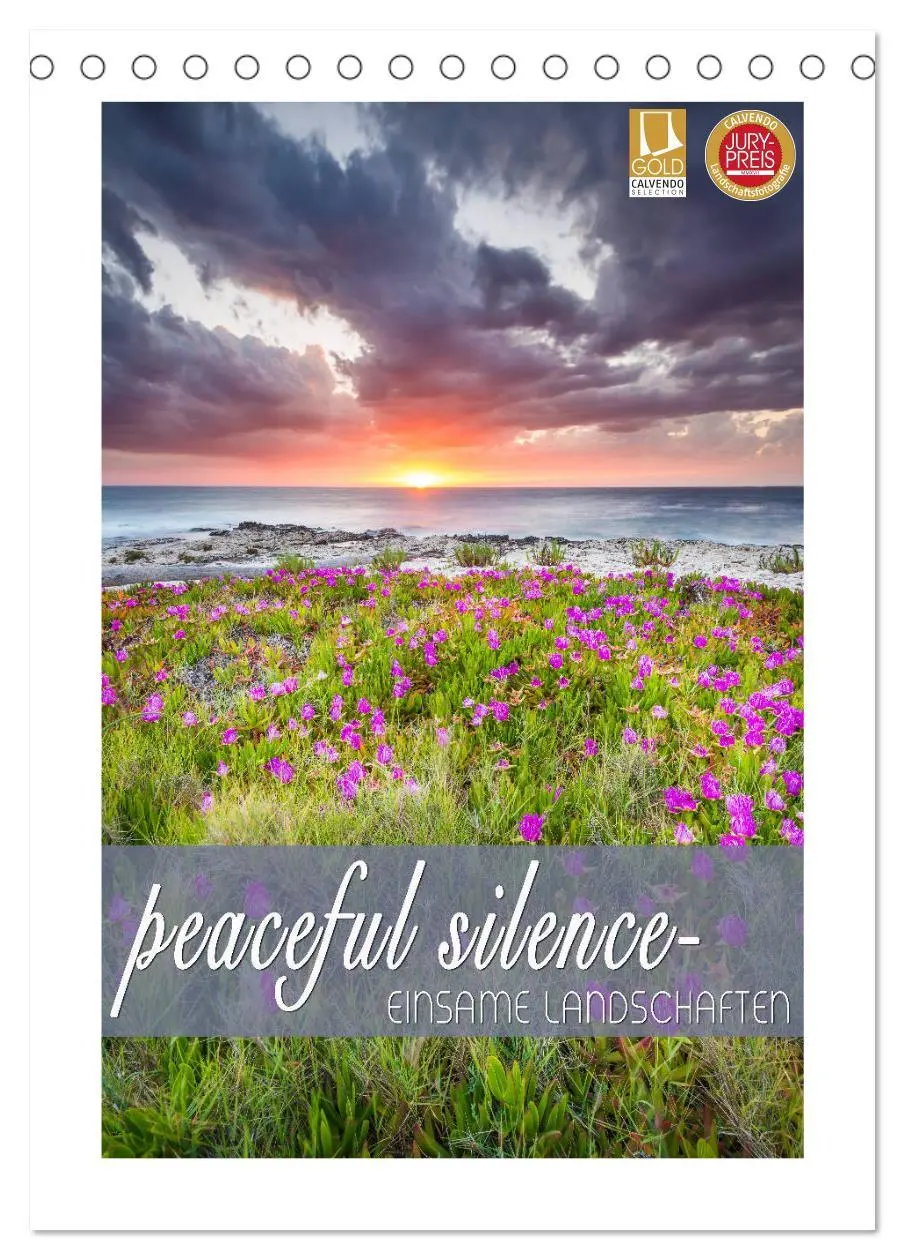 Cover: 9783457275498 | peaceful silence - einsame Landschaften (Tischkalender 2026 DIN A5...
