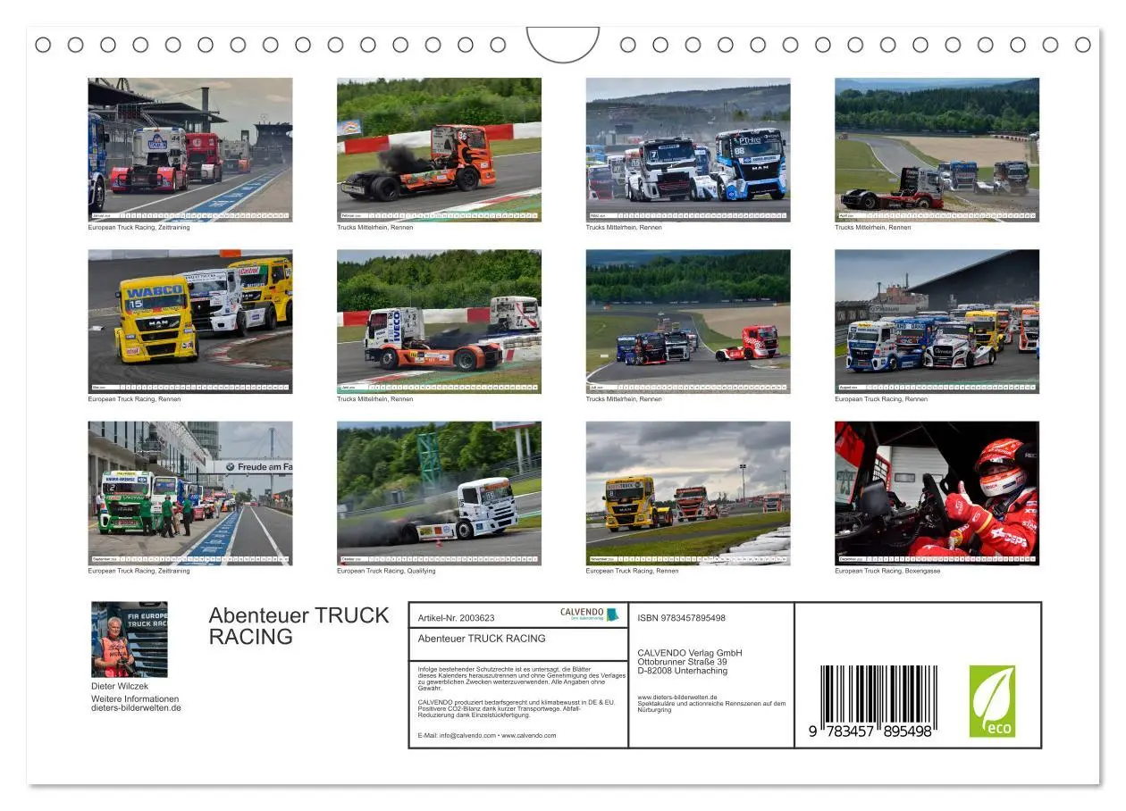 Bild: 9783457895498 | Abenteuer TRUCK RACING (Wandkalender 2026 DIN A4 quer), CALVENDO...