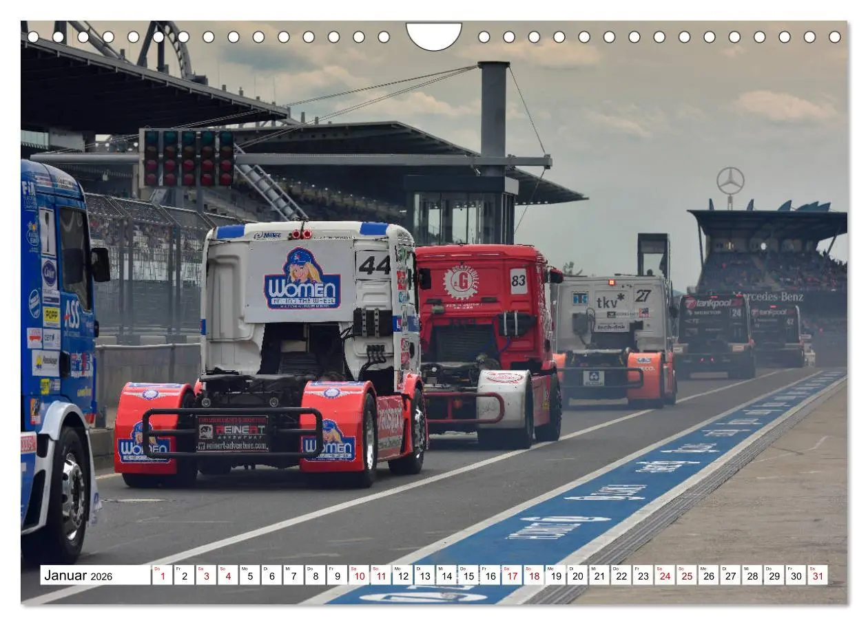 Bild: 9783457895498 | Abenteuer TRUCK RACING (Wandkalender 2026 DIN A4 quer), CALVENDO...