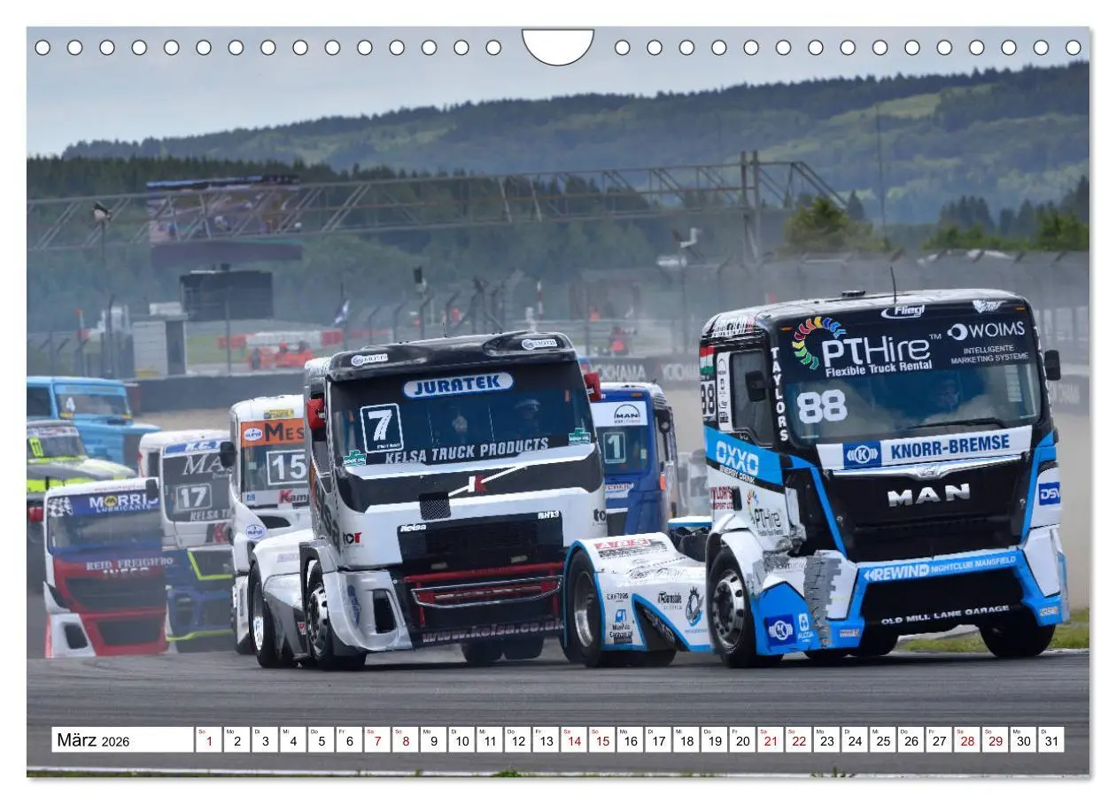 Bild: 9783457895498 | Abenteuer TRUCK RACING (Wandkalender 2026 DIN A4 quer), CALVENDO...
