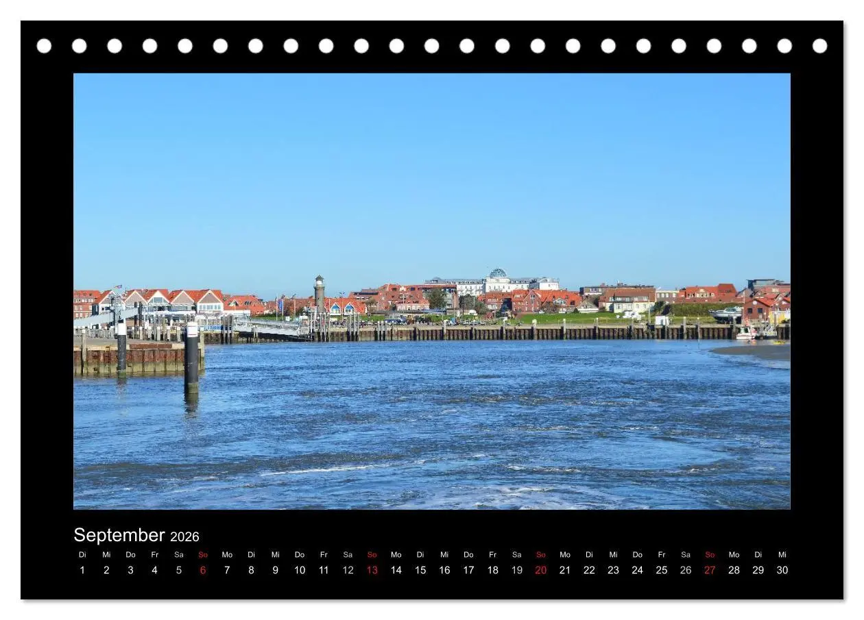 Bild: 9783457965498 | Juist - Insel im Wattenmeer (Tischkalender 2026 DIN A5 quer),...