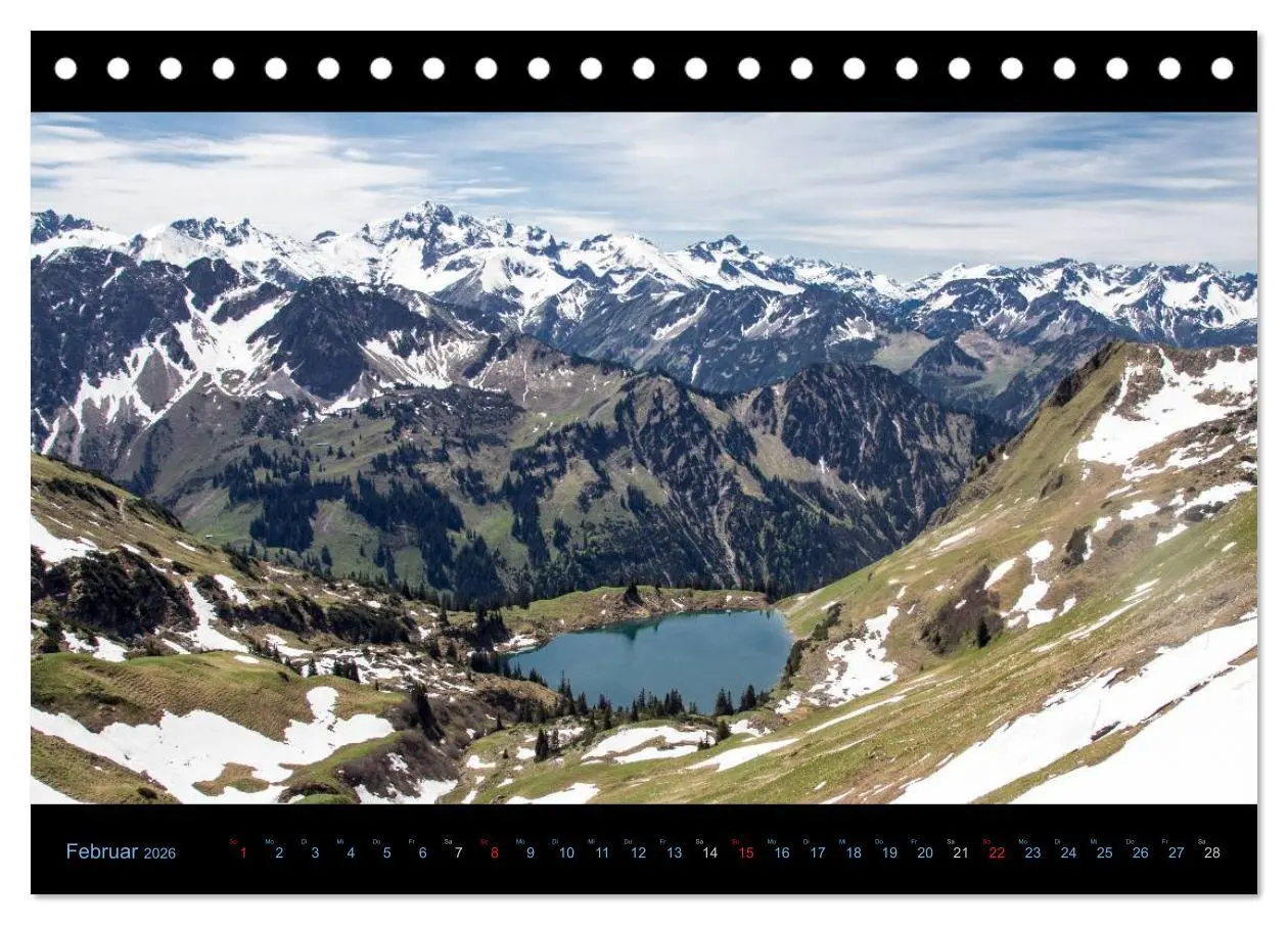 Bild: 9783516055498 | Region Oberstdorf - Kleinwalsertal und Nebelhorn (Tischkalender...