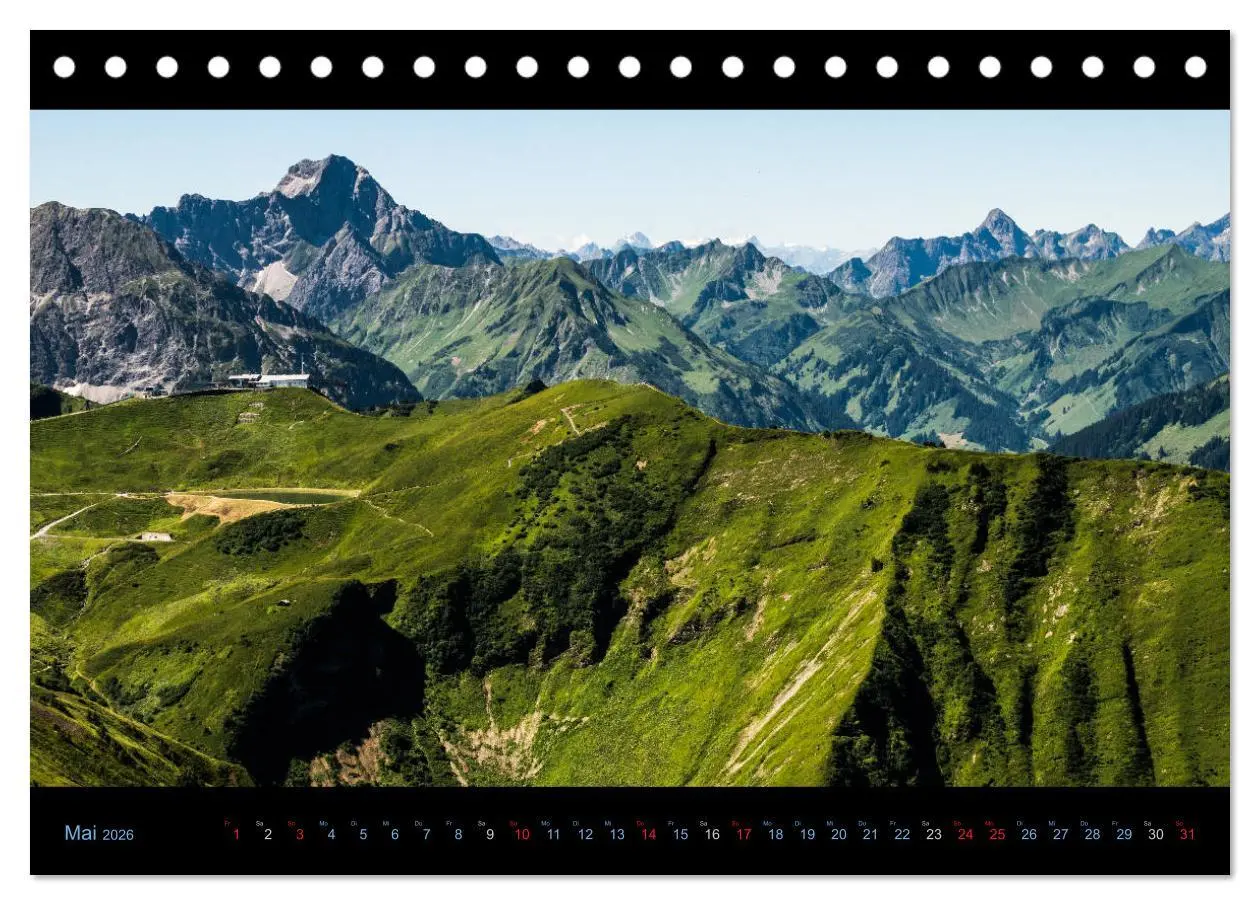Bild: 9783516055498 | Region Oberstdorf - Kleinwalsertal und Nebelhorn (Tischkalender...