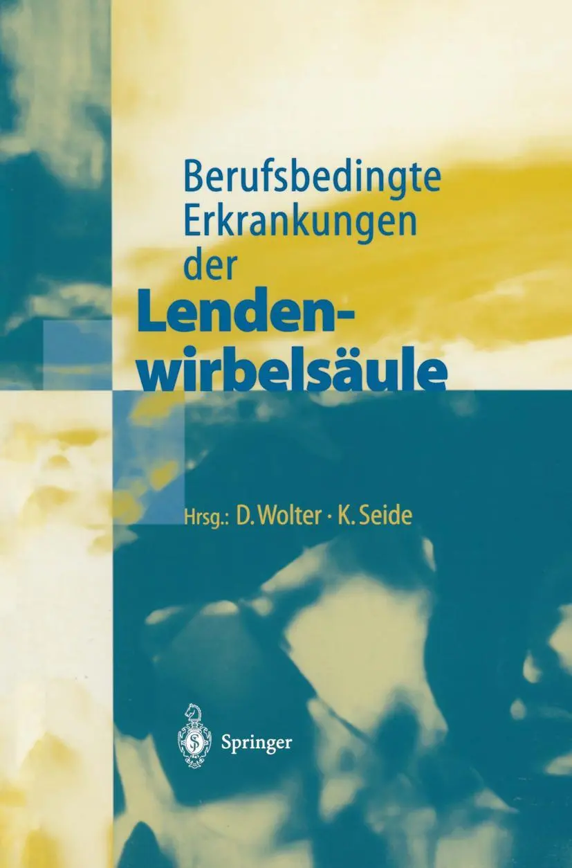 Cover: 9783540645498 | Berufsbedingte Erkrankungen der Lendenwirbelsäule | K. Seide (u. a.)