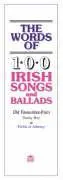 Cover: 9780946005598 | The Words of 100 Irish Songs and Ballads | Music Sales Corporation