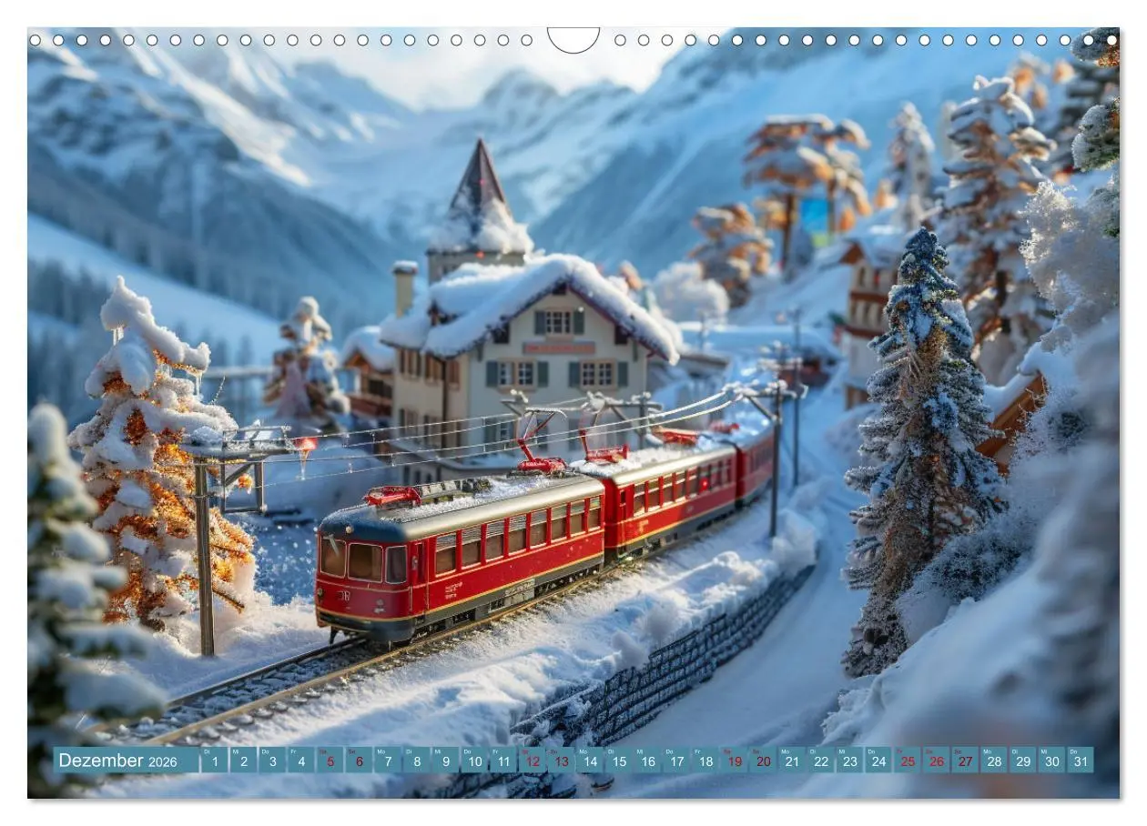 Bild: 9783457405598 | Modelleisenbahnen sind cool (Wandkalender 2026 DIN A3 quer),...