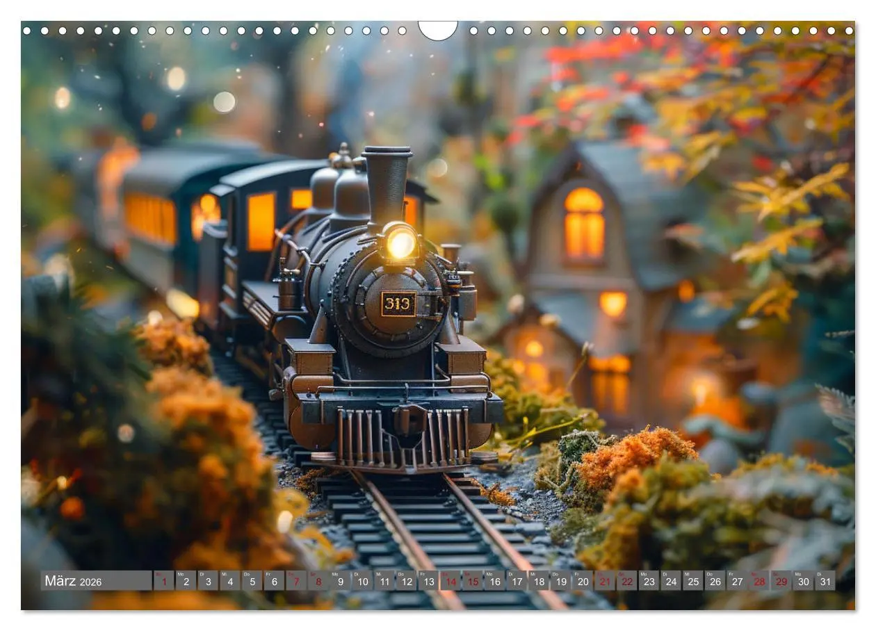 Bild: 9783457405598 | Modelleisenbahnen sind cool (Wandkalender 2026 DIN A3 quer),...