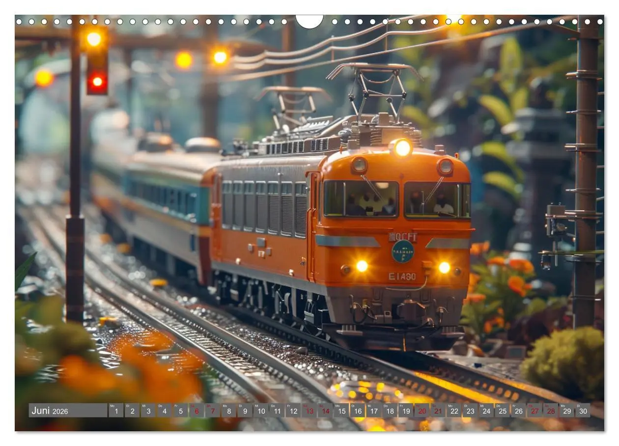 Bild: 9783457405598 | Modelleisenbahnen sind cool (Wandkalender 2026 DIN A3 quer),...