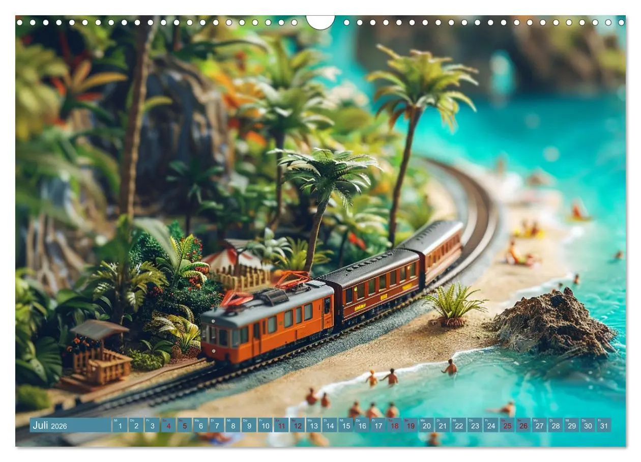 Bild: 9783457405598 | Modelleisenbahnen sind cool (Wandkalender 2026 DIN A3 quer),...