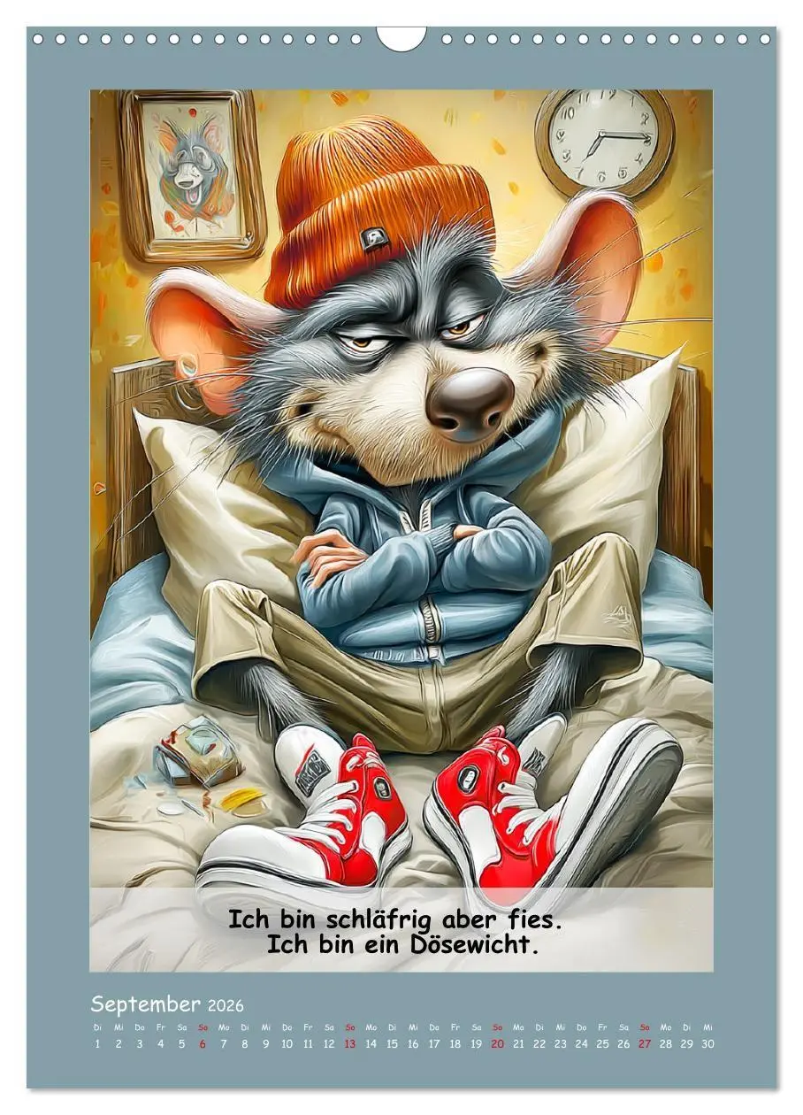Bild: 9783516735598 | Rattige Jungs. Trockener, böser Stadtratten-Humor (Wandkalender...