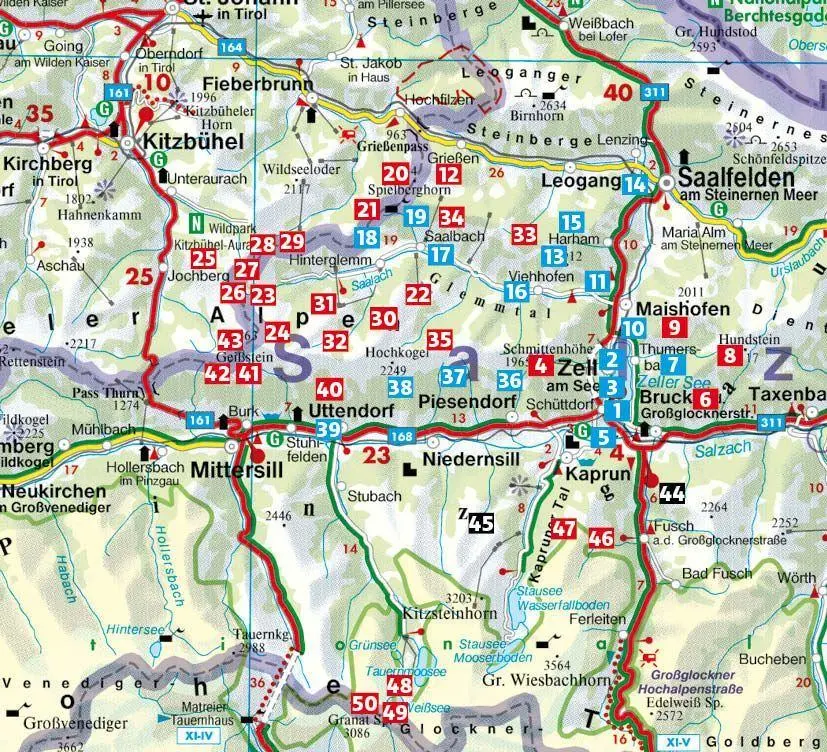 Bild: 9783763315598 | ROTHER Wanderführer Pinzgau. 50 Touren rund um...