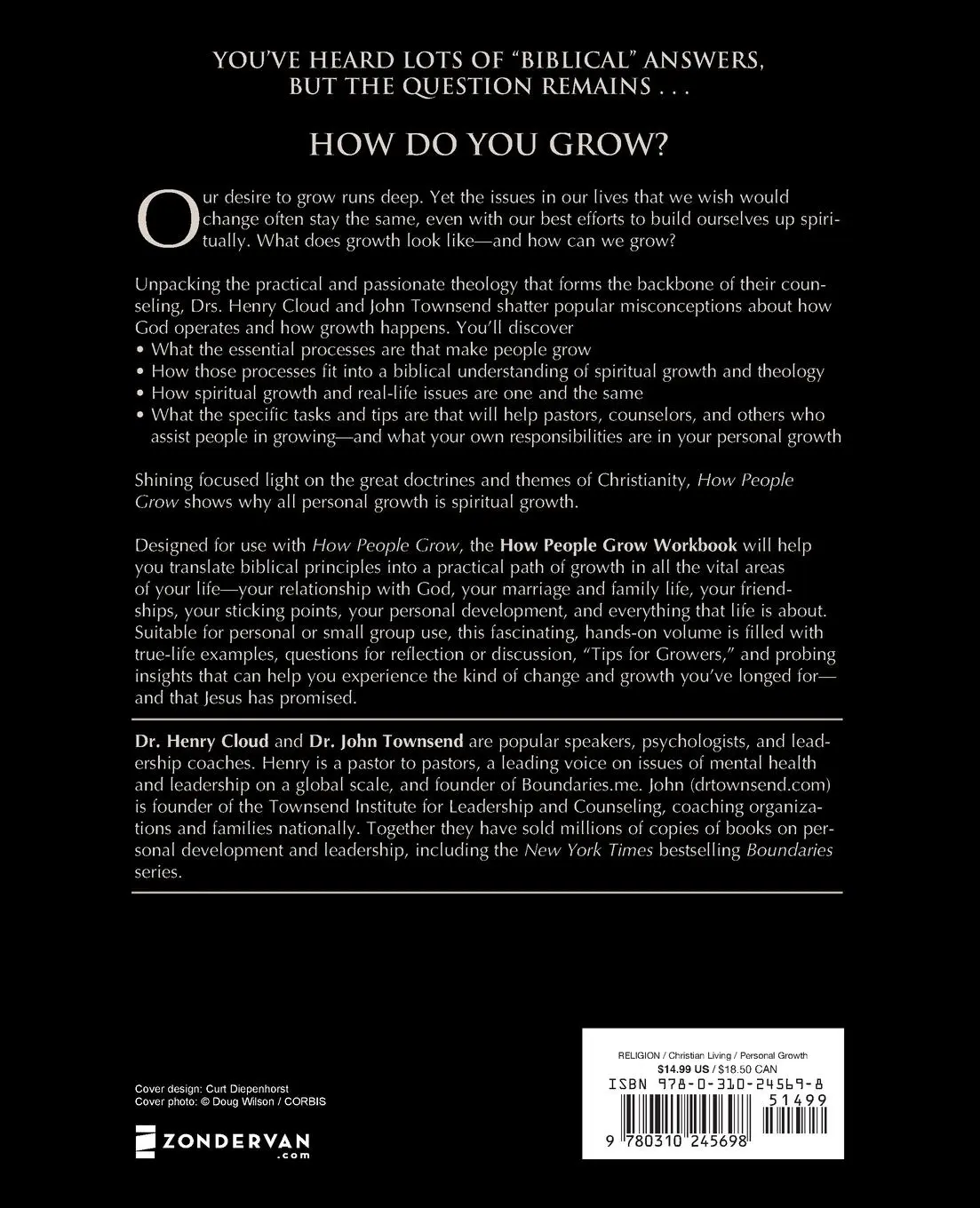 Rückseite: 9780310245698 | How People Grow Workbook | Henry Cloud (u. a.) | Taschenbuch | 2002