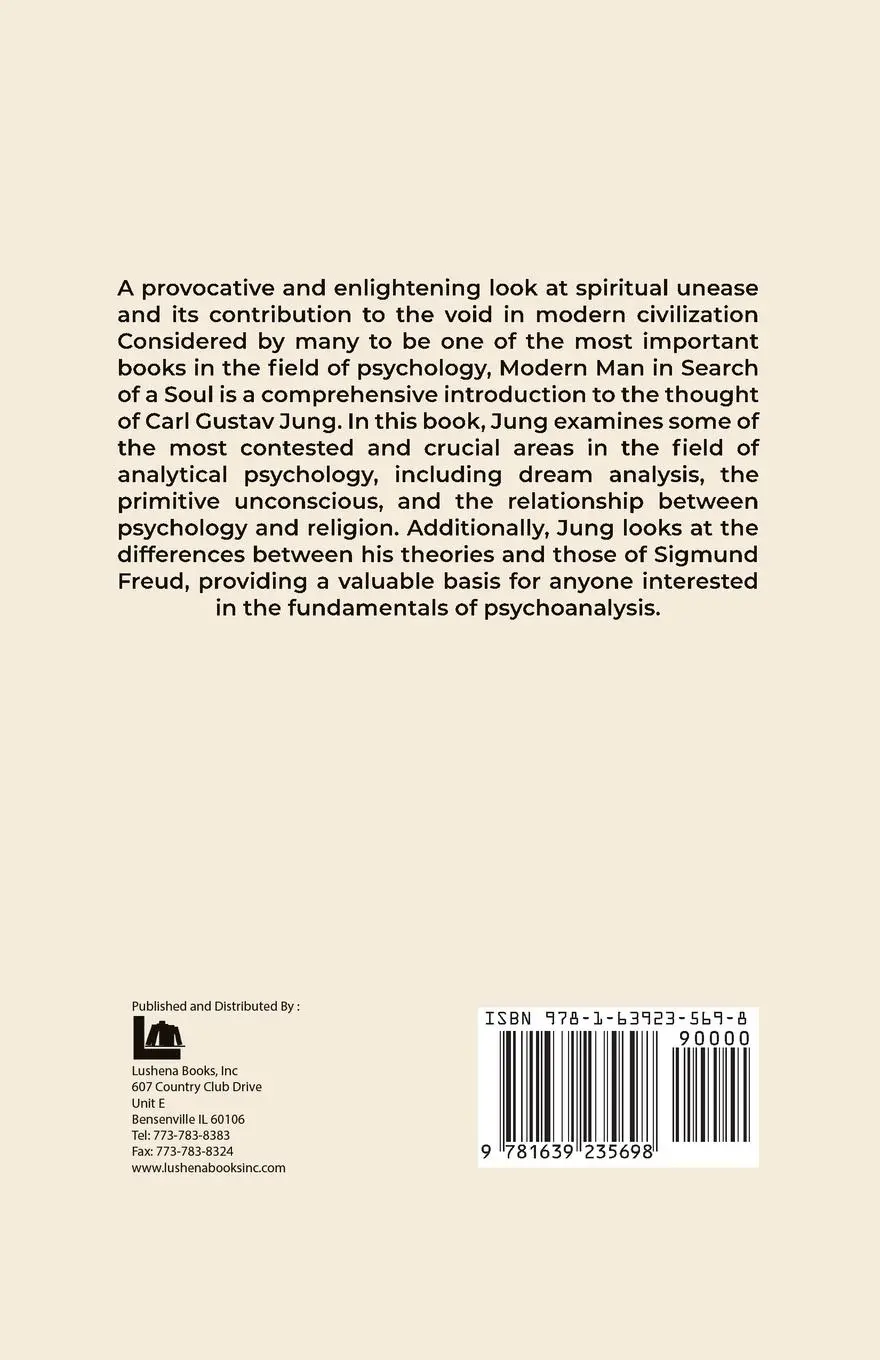 Rückseite: 9781639235698 | Modern Man in Search of a Soul | By Carl Jung | Taschenbuch | Englisch