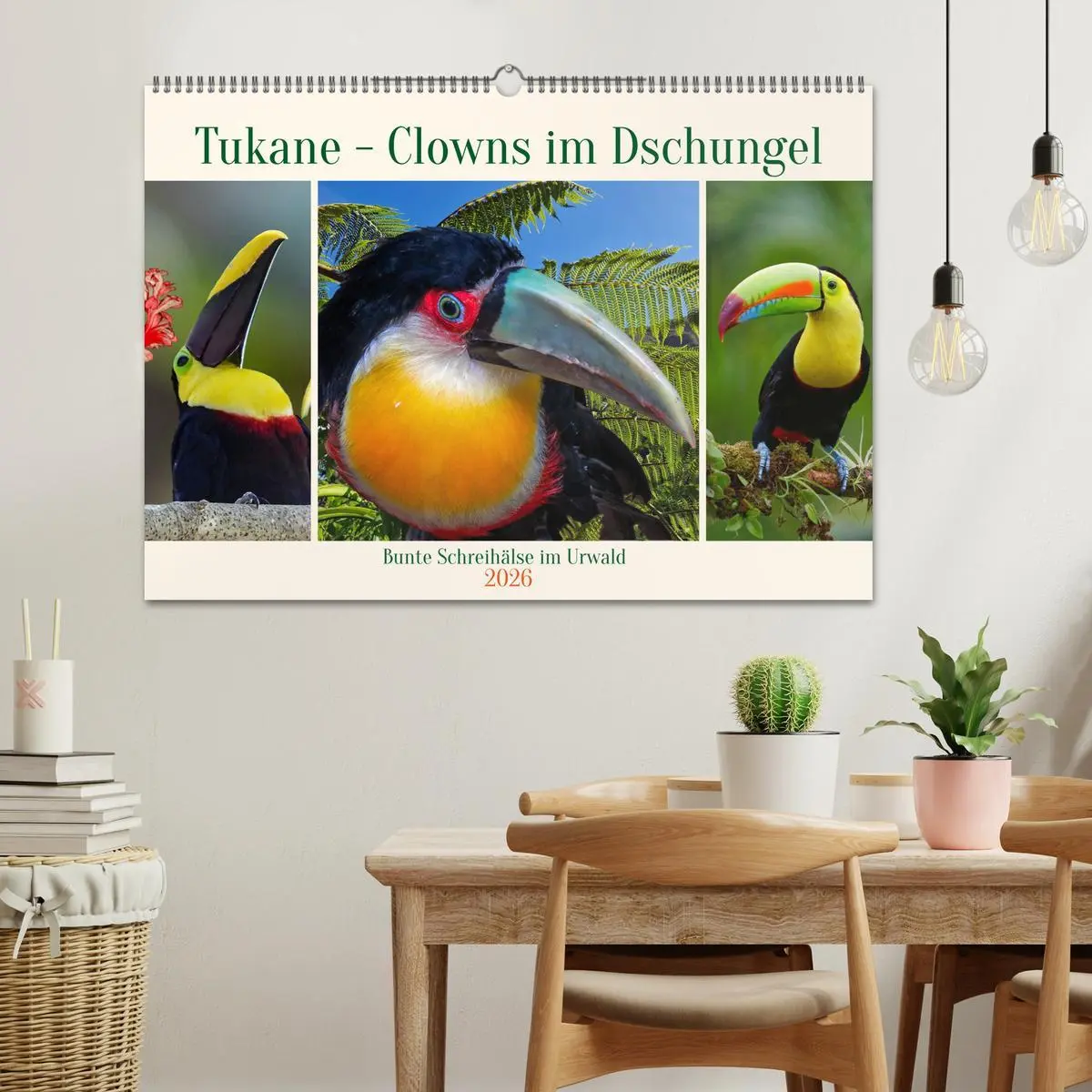 Bild: 9783457255698 | Tukane - Clowns im Dschungel (Wandkalender 2026 DIN A2 quer),...