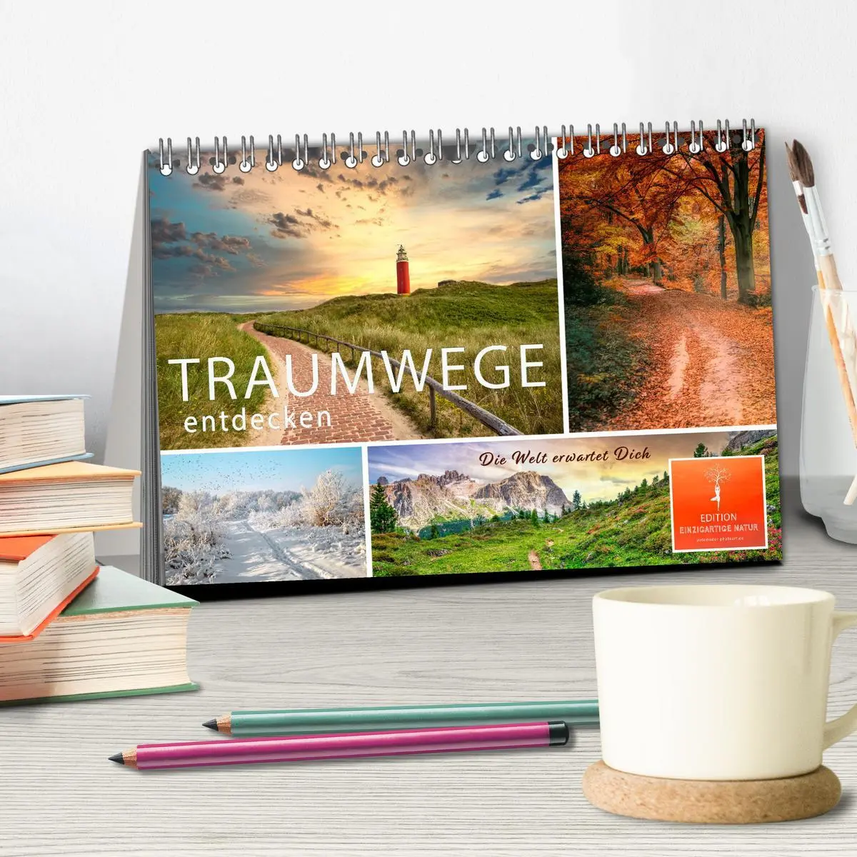 Bild: 9783457635698 | Traumwege entdecken (Tischkalender 2026 DIN A5 quer), CALVENDO...