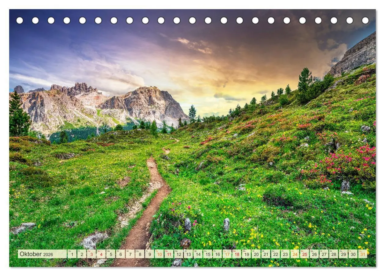 Bild: 9783457635698 | Traumwege entdecken (Tischkalender 2026 DIN A5 quer), CALVENDO...