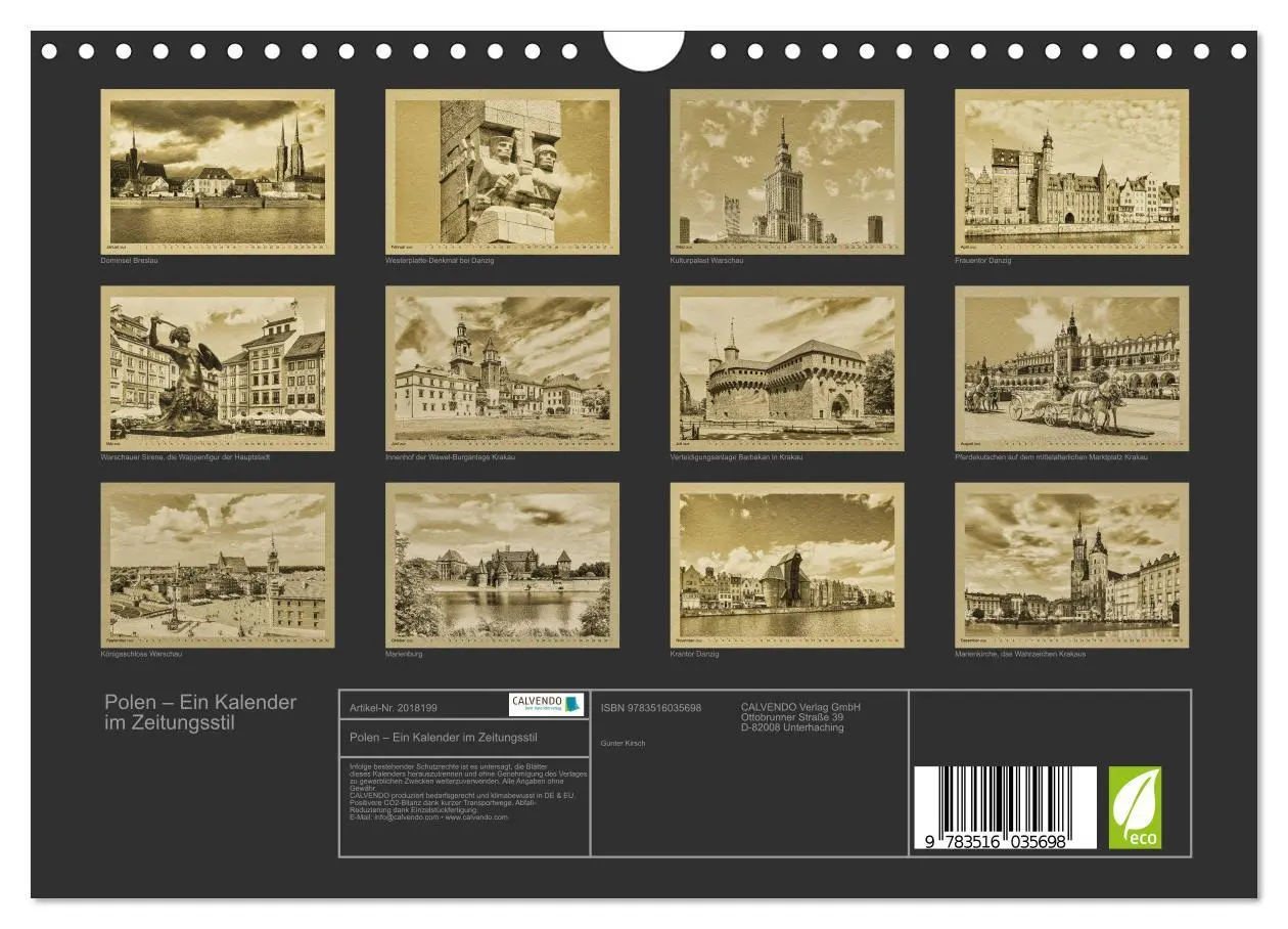 Bild: 9783516035698 | Polen - Ein Kalender im Zeitungsstil (Wandkalender 2026 DIN A4...