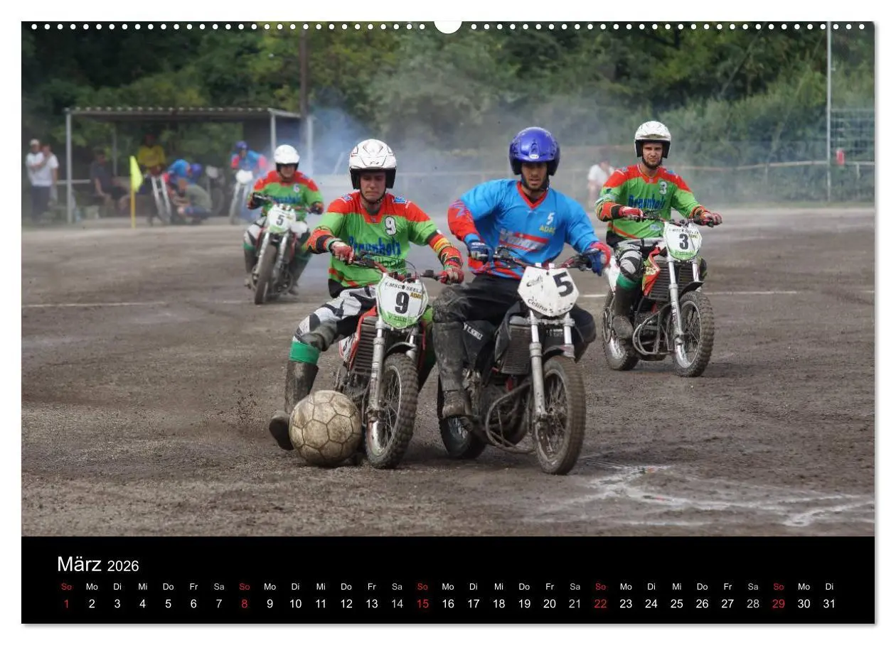Bild: 9783516105698 | Motorsport: Motoball (Wandkalender 2026 DIN A2 quer), CALVENDO...