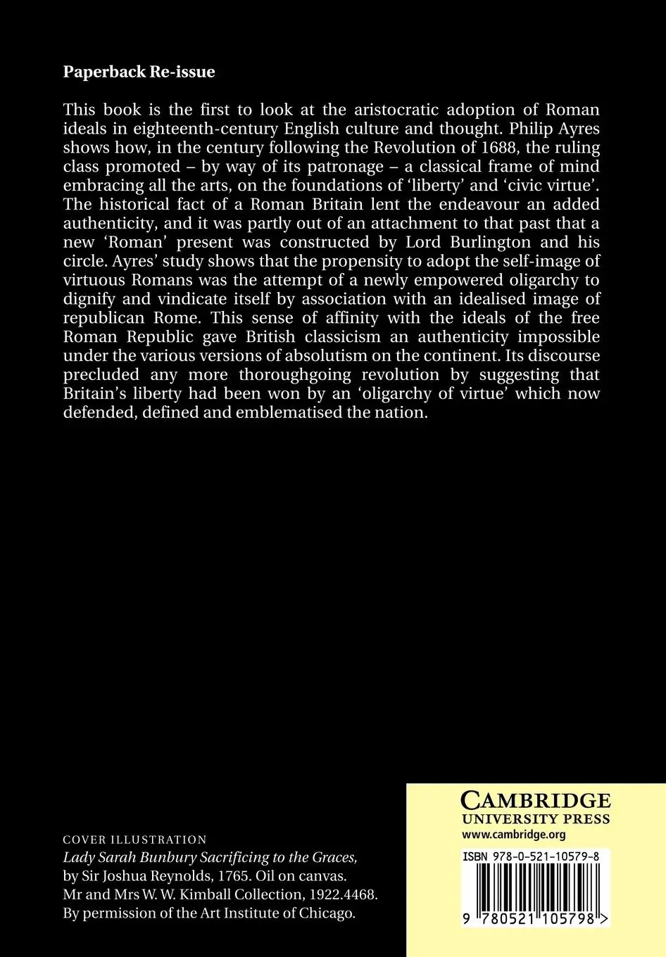 Rückseite: 9780521105798 | Classical Culture and the Idea of Rome in Eighteenth-Century England