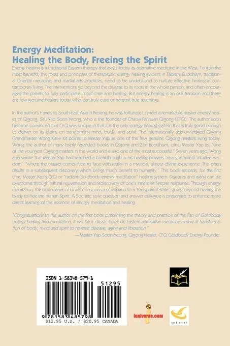 Rückseite: 9781583485798 | Energy Meditation | Chok C. Hiew | Taschenbuch | Englisch | 1999