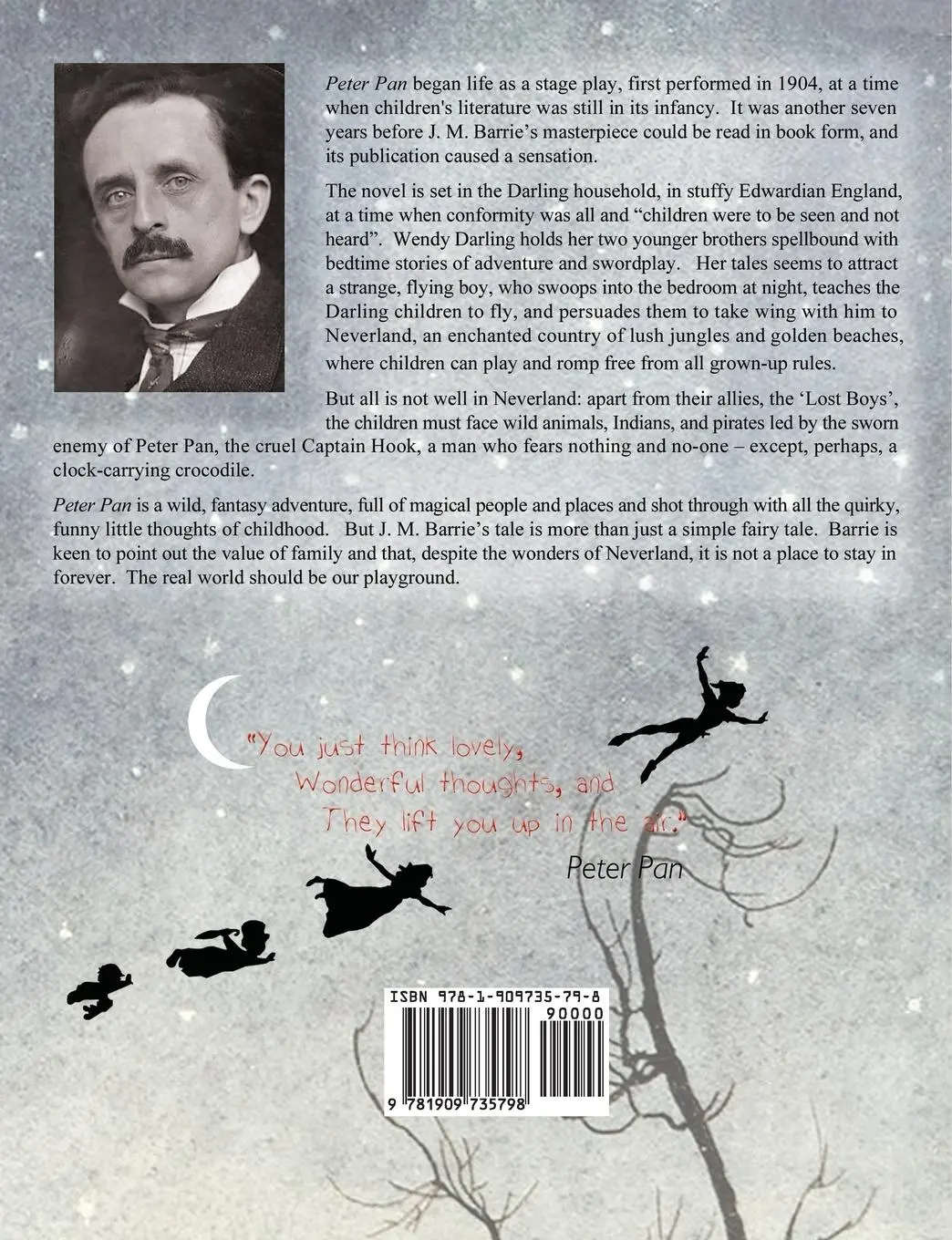 Rückseite: 9781909735798 | Peter Pan | James Matthew Barrie | Taschenbuch | Englisch | 2015