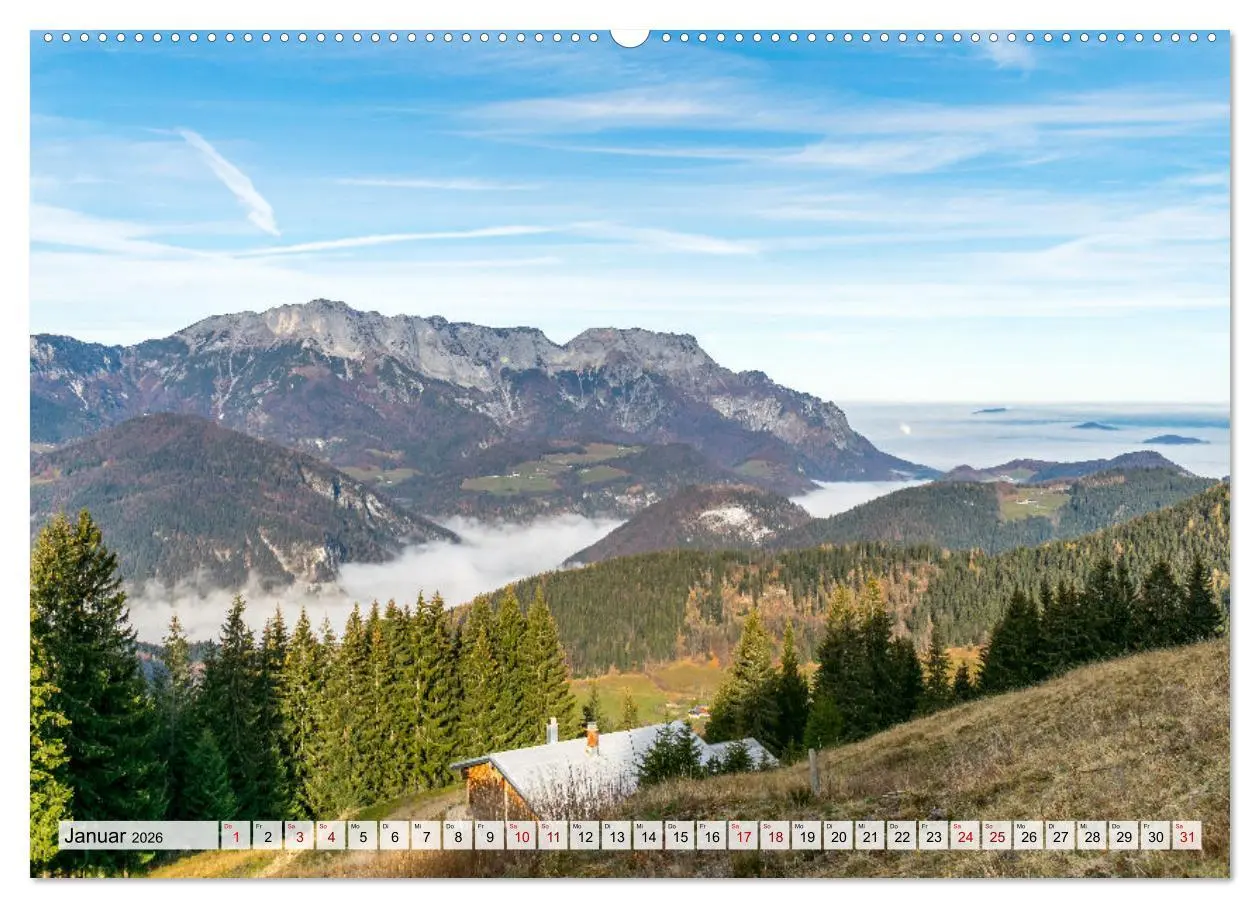 Bild: 9783457935798 | Wanderparadies Bayerische Alpen (Wandkalender 2026 DIN A2 quer),...