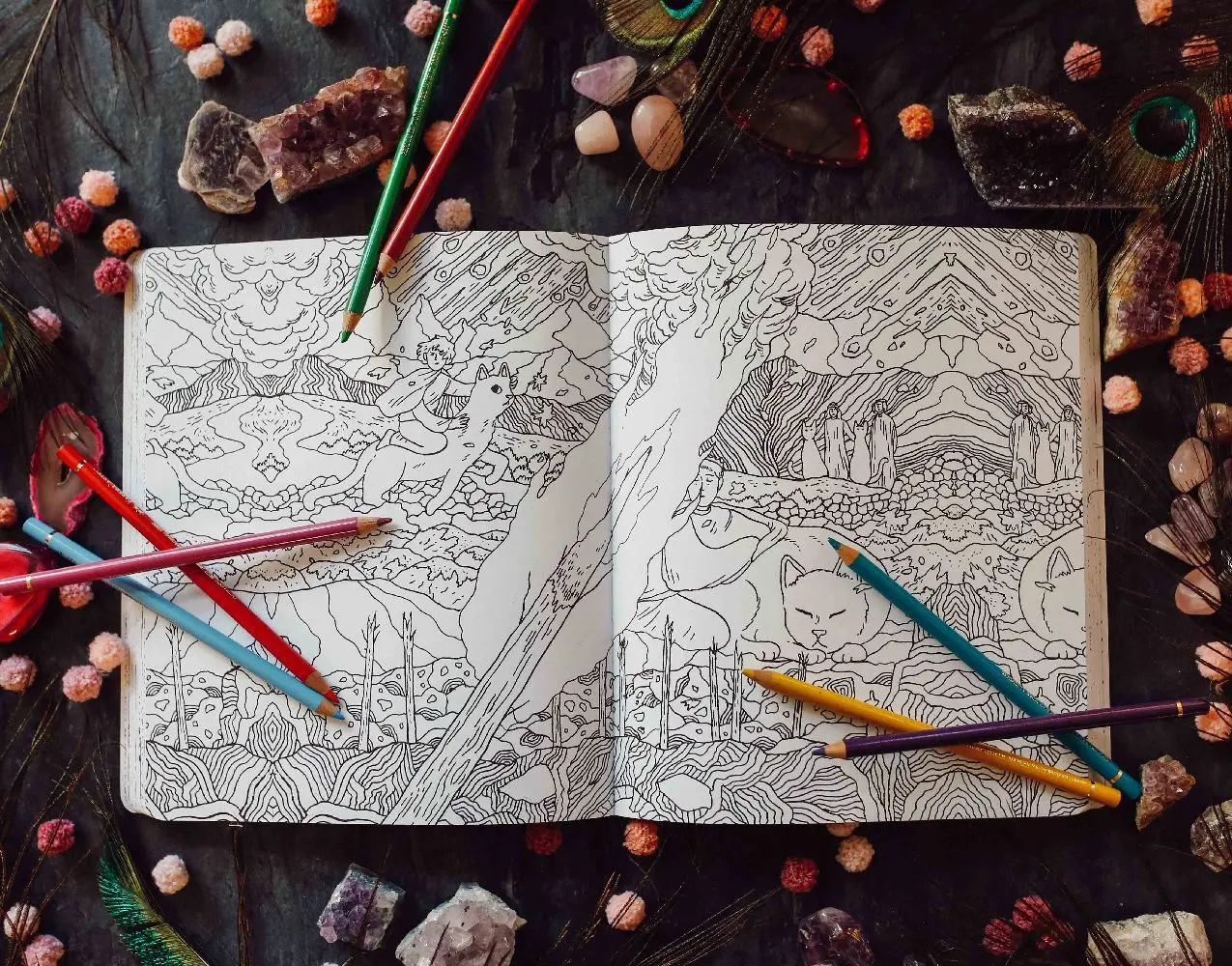 Bild: 9783868265798 | Cosmic Slumber Tarot Coloring Book | Tillie Walden | Buch | 176 S.