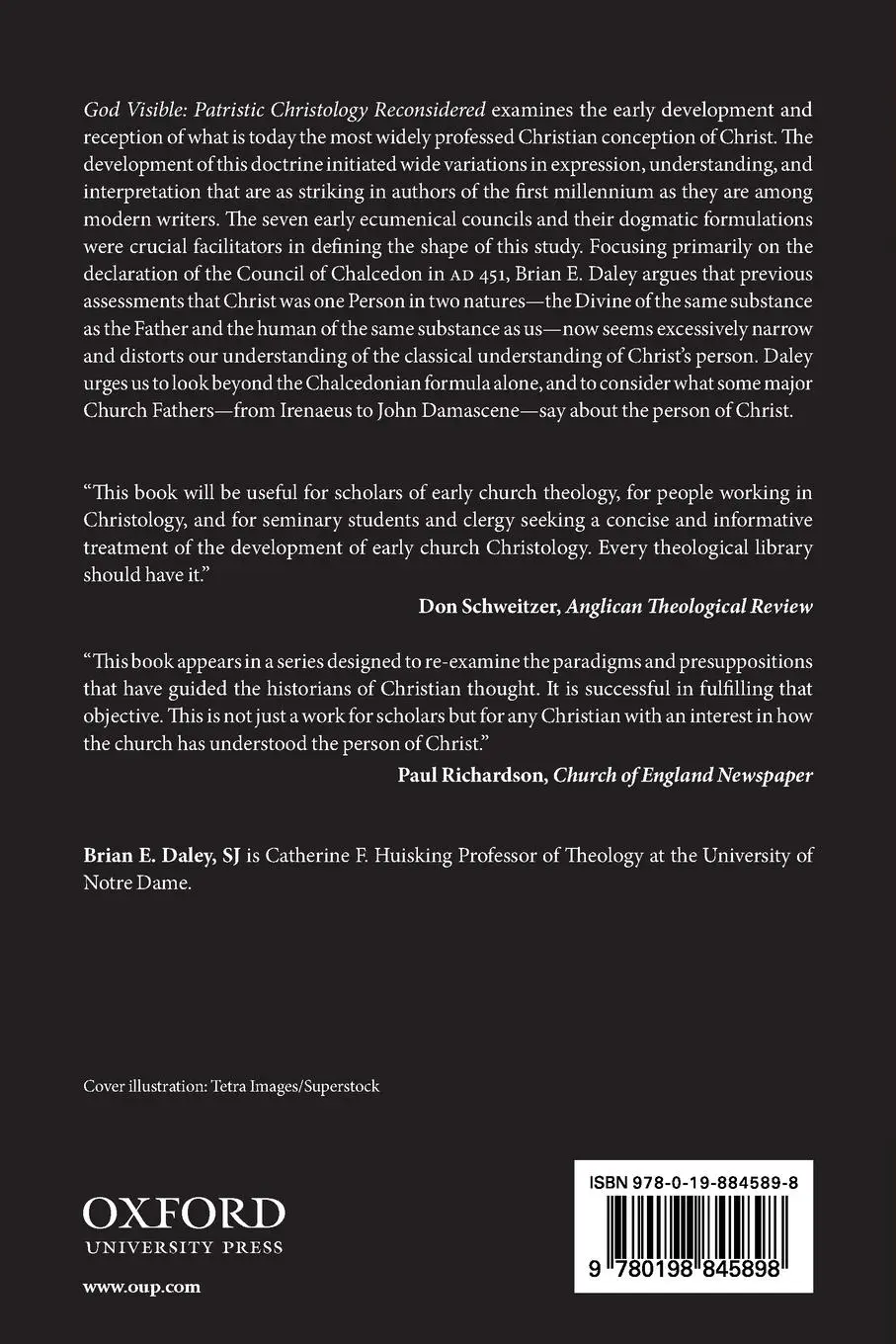 Rückseite: 9780198845898 | God Visible | Patristic Christology Reconsidered | Brian E. Daley Sj