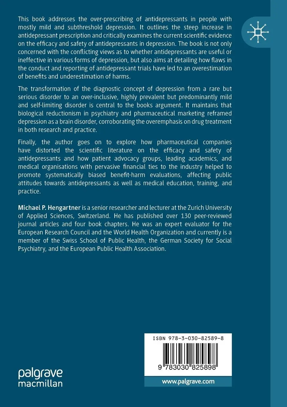 Rückseite: 9783030825898 | Evidence-biased Antidepressant Prescription | Michael P. Hengartner