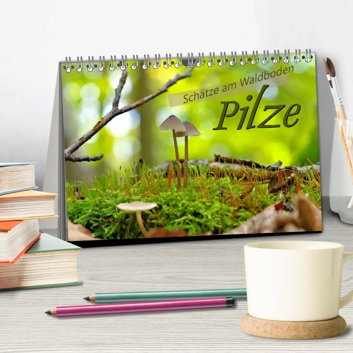 Bild: 9783457545898 | Pilze - Schätze am Waldboden (Tischkalender 2026 DIN A5 quer),...
